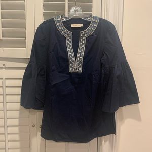 Tory Burch Navy tunic top